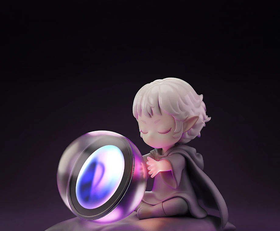 Ora character figure beside the Orb